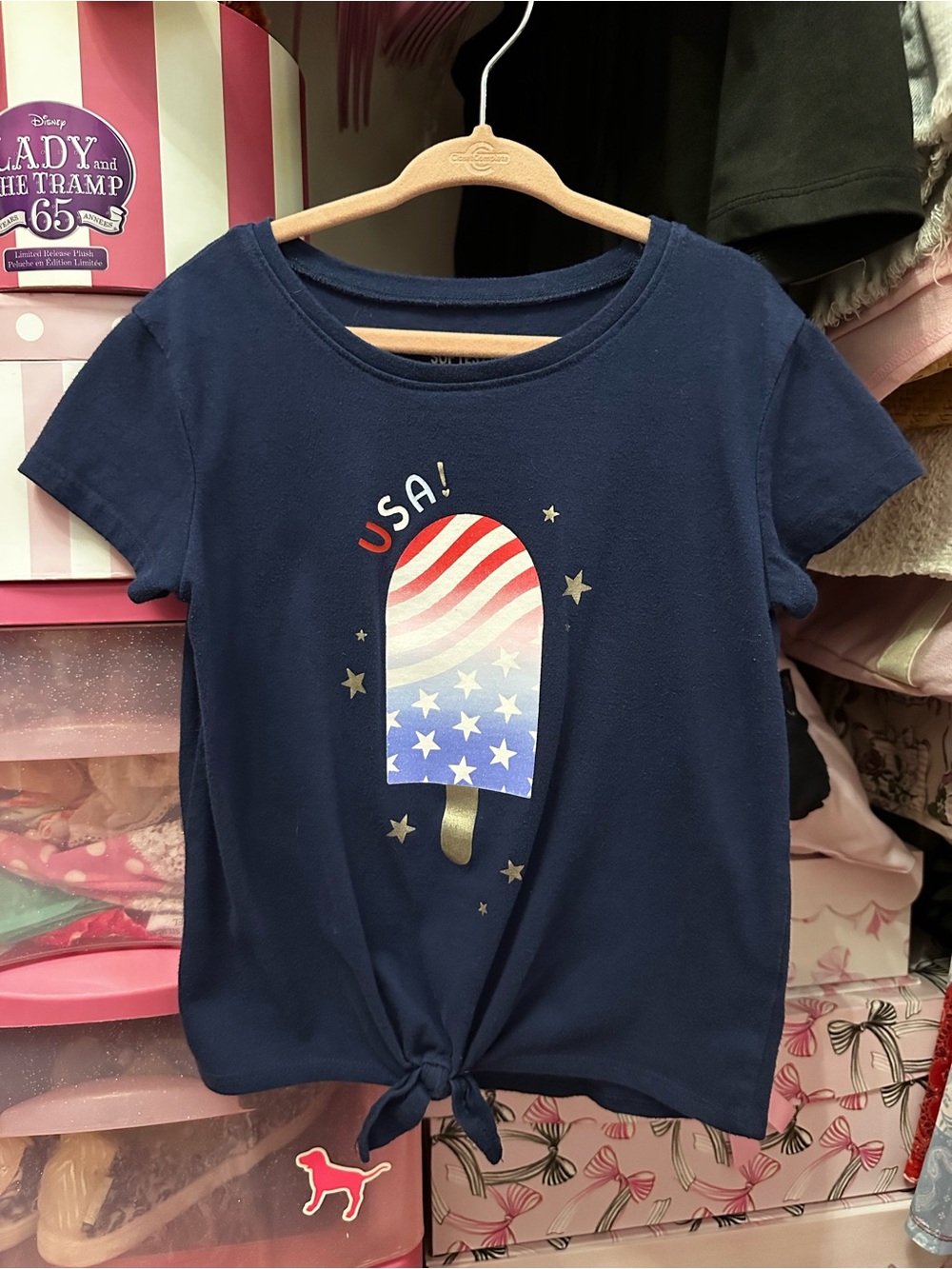 5 for $15!Jumping Beans Softest Tee USA Patriotic 4th of July Popsicle Size 6